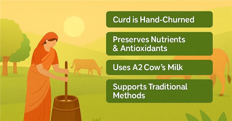 A2 Desi ghee Bilona Process