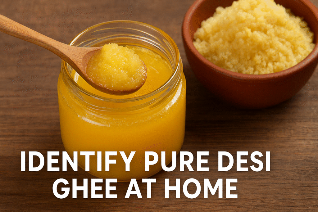 Identify Pure Desi Ghee at Home